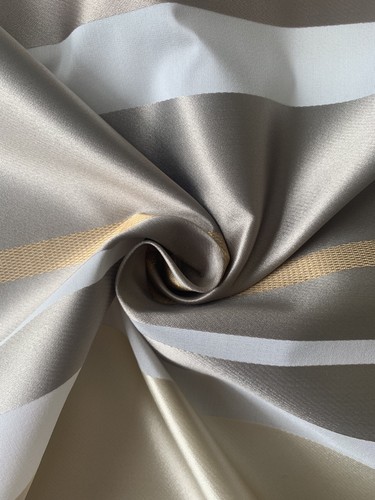 Striped silk blend - gold, luxury