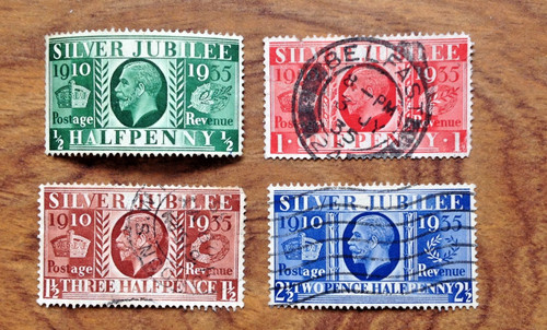 Kgv 1935 sg453 - sg453/456, silver