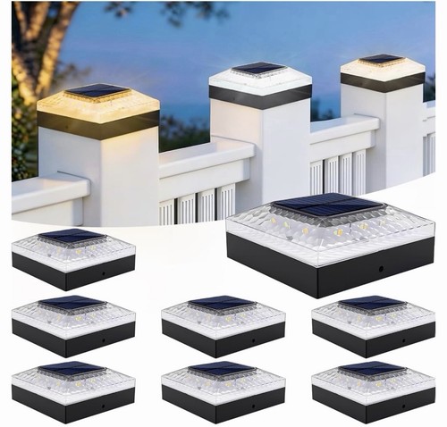 4x4 solar post cap lights - solar,