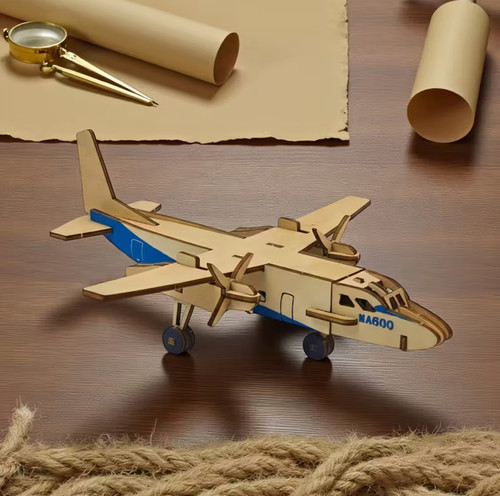 Jigsaw woodcraft kit wooden - 3d,