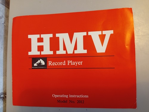 Vintage hmv record player - vintage,