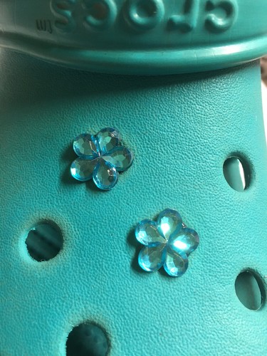 Aqua turquoise crystal gem - 2,