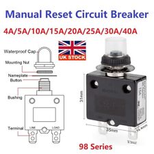 98 Series Circuit Breaker Overload Switch Protector 5A-40A Disconnector with Cap