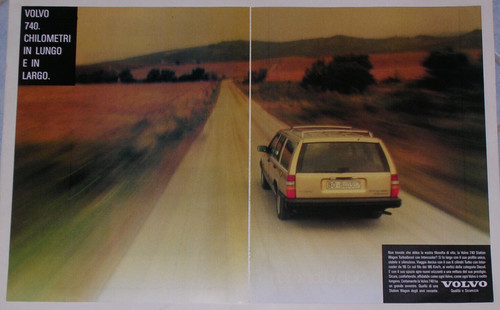 Advert advertising 1987 volvo - advert,