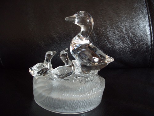 Ducks geese glass ornament - ducks,