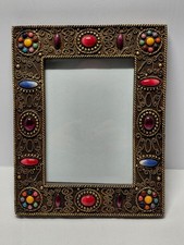 Faux Jeweled Picture Frame