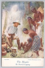 Postcard 'The Healer' Harold