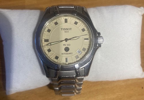 Tissot 100 cream men s - tissot, men's