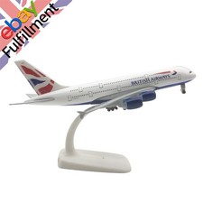 1:400 British Airways A380 Model Plane Alloy Aircraft Model Souvenir Display