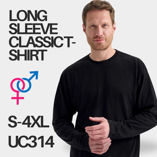Men long sleeve tee - men's, classic