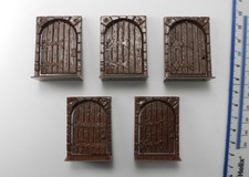 5 ADVANCED HEROQUEST DOORS Plastic Game Components Parts Hero Quest B29