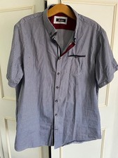 7 CAMICIE - blue check short