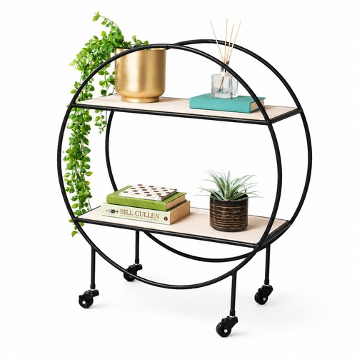 Round tier storage shelf - round,