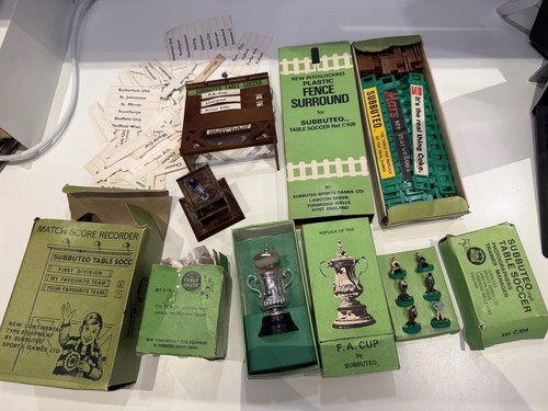 Vintage subbuteo accessories - subbuteo,