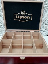 Vintage Wooden Lipton Tea