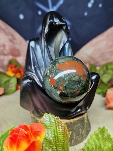 African bloodstone crystal - african,