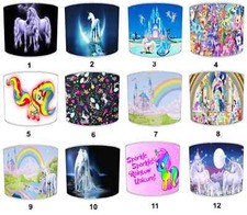 Princess Lampshades Matches Unicorn Wall Murals Unicorn Bedding Sets & Cushions.