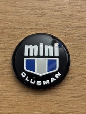 VINTAGE MINI CLUBMAN GEAR SHIFT KNOB BADGE 27.5mm Used
