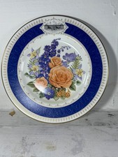 Royal Worcester Chelsea Flower Show Plate 1988 RHS Chelsea Anniversary