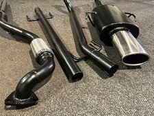 VAUXHALL ASTRA Mk4 COUPE 1.8L 16V SPORTS EXHAUST SYSTEM 2001-2005 OVAL Tip