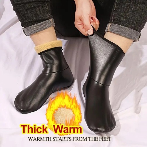 Leather muslim socks for - pu,