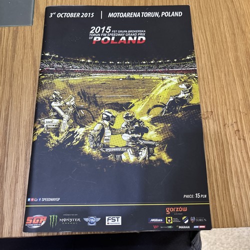 Speedway grand prix program - speedway,