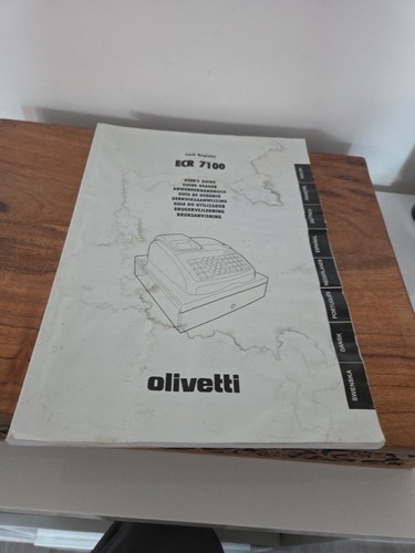 Olivetti ecr 7100 cash - olivetti,