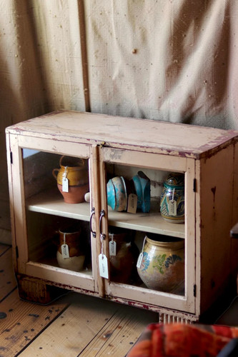 Vintage indian painted wooden - vintage,