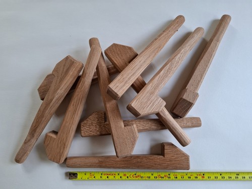 Oak coat hooks - oak,