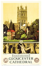 Vintage Gloucester Cathedral