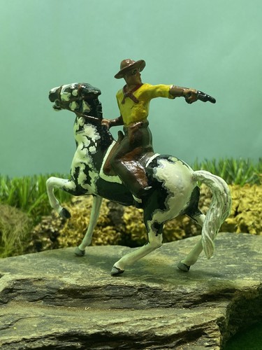 Britains 1950s lead cowboy - lead,