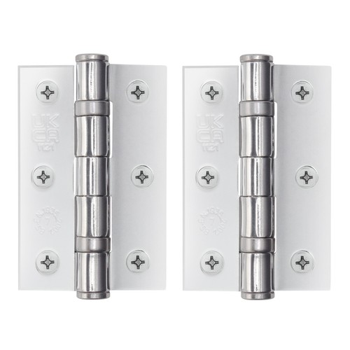Chrome internal door hinges - chrome,