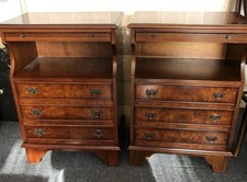 Chippendale Style Mahogany Bedside Cabinet