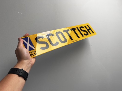 Scottish number plates custom - scottish,