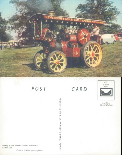 Robey ton steam tractor - ton, fw