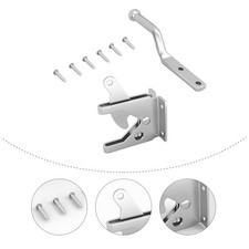  Garden Gate Latch Heavy Duty Fence Hinges and Lock Door Latches Hardware