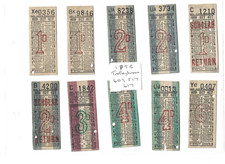 Bus Tickets  18 London Pass Trans Board Trolleybuses Routes 609 517 617