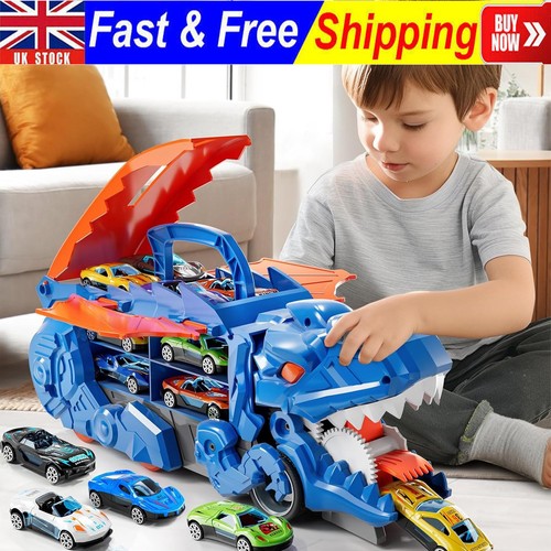Dinosaur transport truck car - dinosaur,