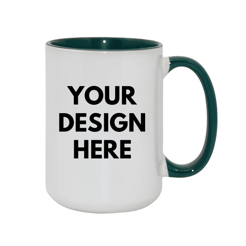 Custom printed 15oz ceramic - 15oz,