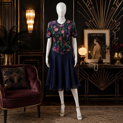 Laurence kazar vintage sequin - kazar,