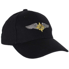 Black Baseball Cap with WW2