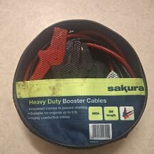 Booster Cables 400A 3m Fully Insulated Jump Leads Clamps Car Start Van Emergency