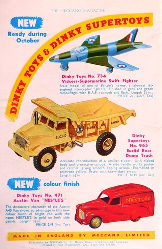 Dinky toys supermarine swift - toys, 'supermarine