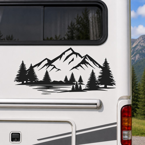 Mountains motorhome camper - mountains,