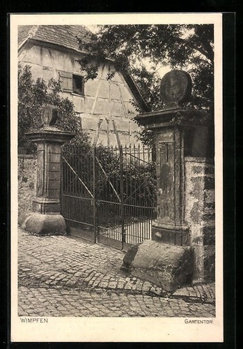 Wimpfen garden gate - wimpfen,,
