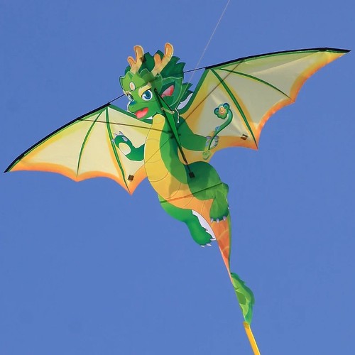 Green dragon kite - kite, large