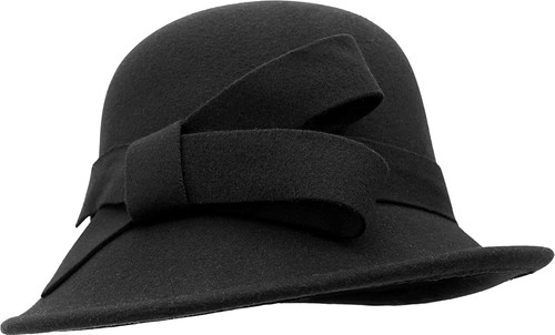 Women felt cloche hat 1920s - felt,