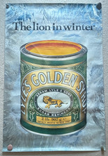 Lyle's Golden Syrup huge billboard poster Winter 60 x 40 inch The Lion In Winter