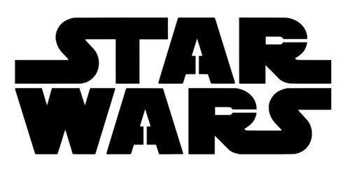 Star wars design stencil - stencil,