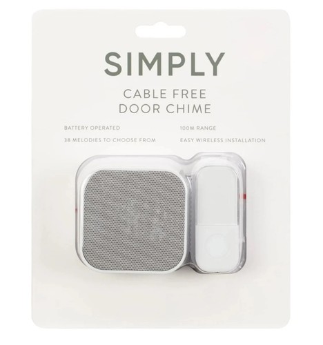 Simply cable free door chime - cable,